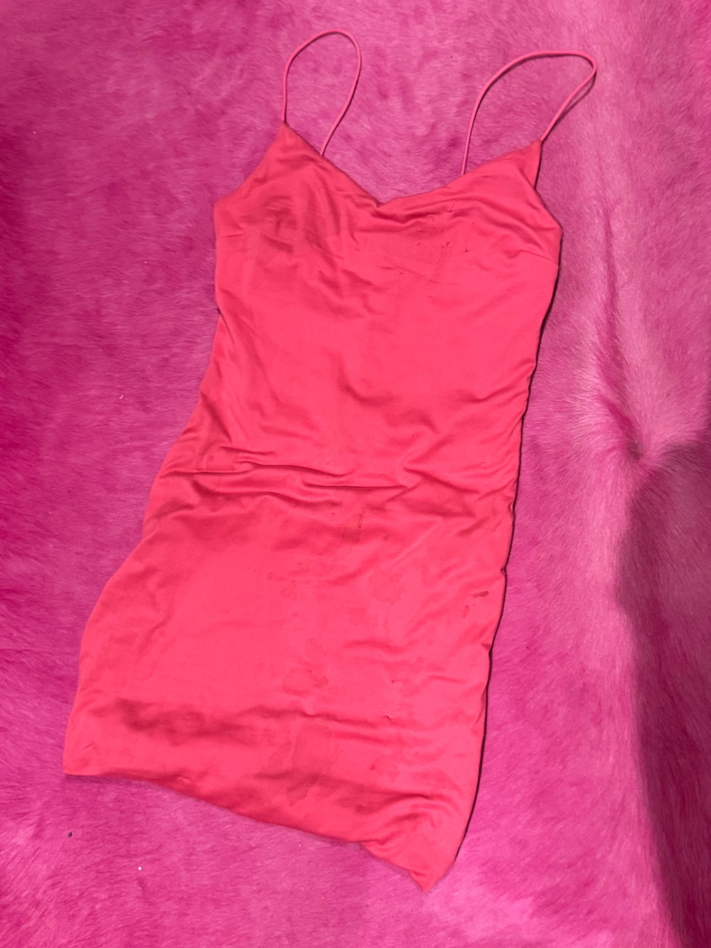 Rue21 Hot Pink Bodycon Mini Dress Size Medium